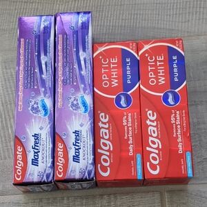 Colgate MaxFresh and Optic White Toothpaste Set Of 4